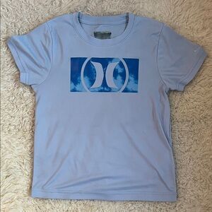 Huxley Kids Blue Graphic Rash Guard SPF50